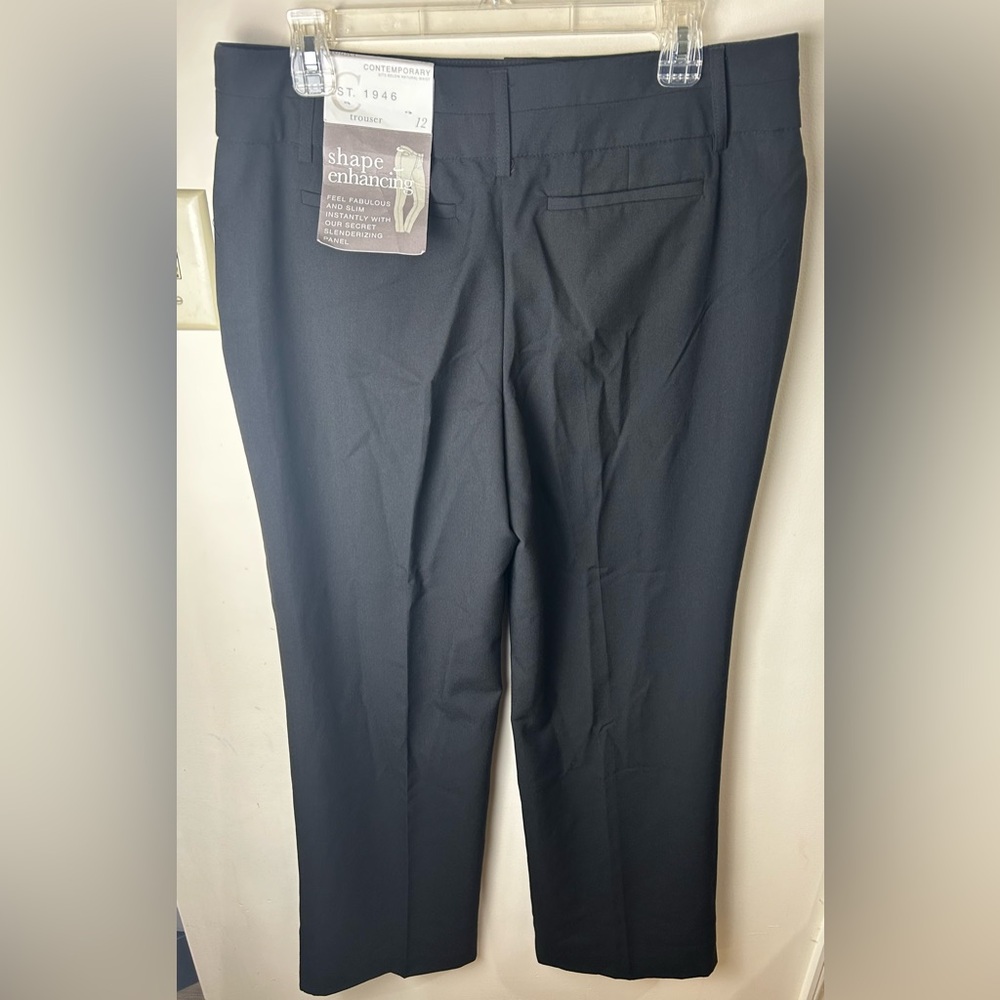 EST 1946 Shape Enhancing Trouser Pants Women’s 12 Black Slenderizing Career NEW